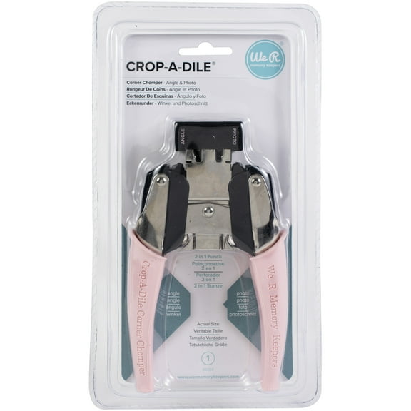 Crop-A-Dile Retro Corner Chomper Tool-Angle & Photo