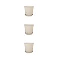thumbnail image 2 of Monstrate Maceta Sala de estar Dormitorio Balcón Maceta Maceta de hierbas Contenedor suculento con bandeja Beige / Bandeja 21cm16cm13cm Type1 NO1, 2 of 6