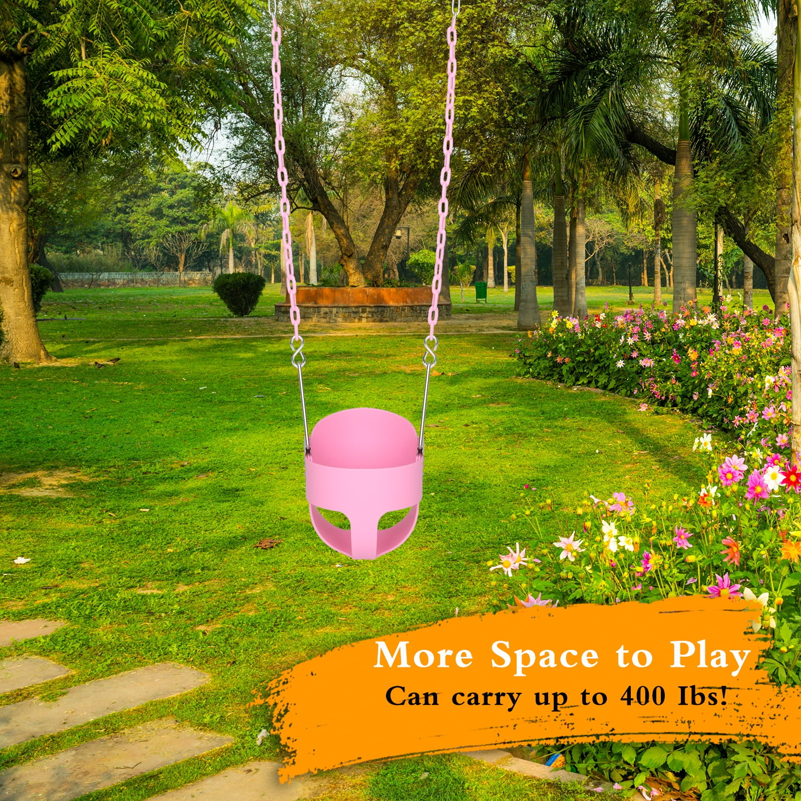 Ktaxon, High Bucket Swing for Toddler, 12.59