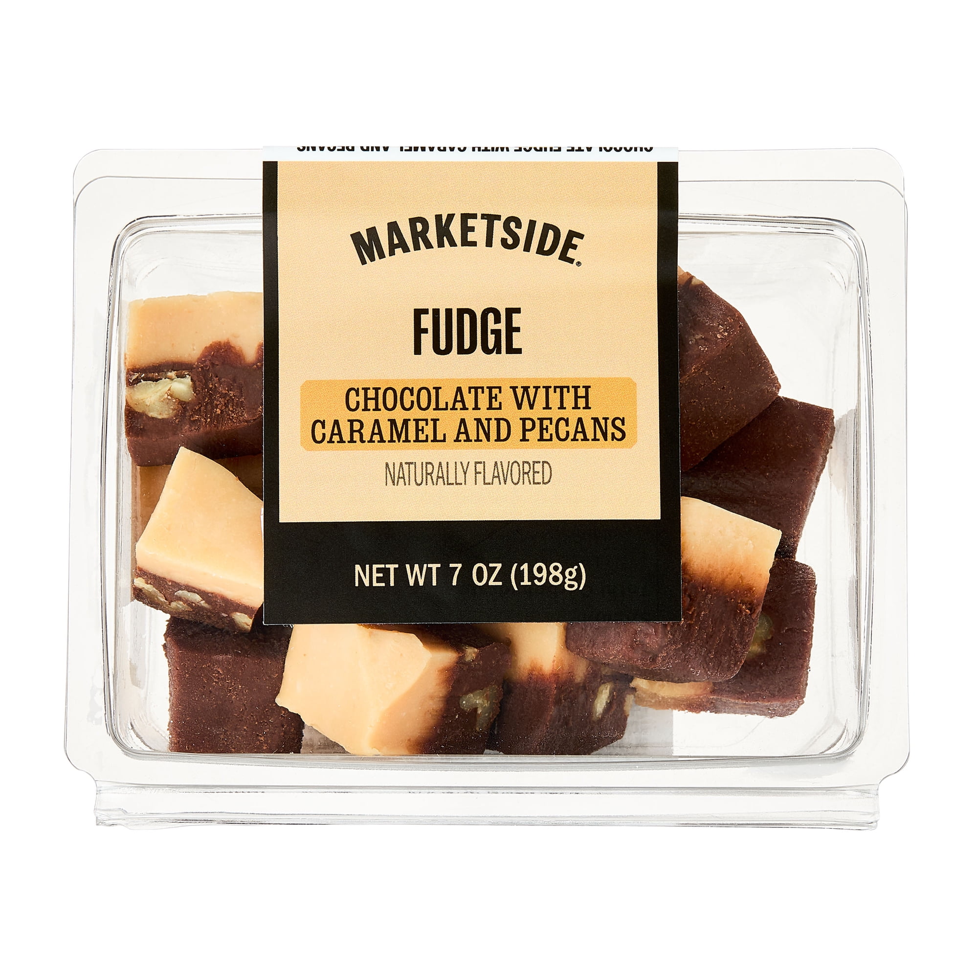 Marketside Chocolate Caramel Pecan Fudge with Pecans, 7 oz