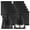 Black, variant on Large Black Travel Shoe Bags - Clear Window, Non-Woven Drawstring, 12.6" X 17.3" for Men Women-Grey5 Pack