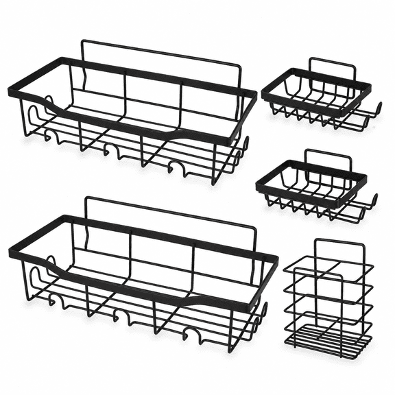 5 Pack Shower Caddy Shelves
