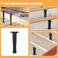 thumbnail image 4 of UPOUART 4Ud Patas Ajustables Para Y Gabinete Soporte Negro Duradero Y Fácil De Instalar, 4 of 8