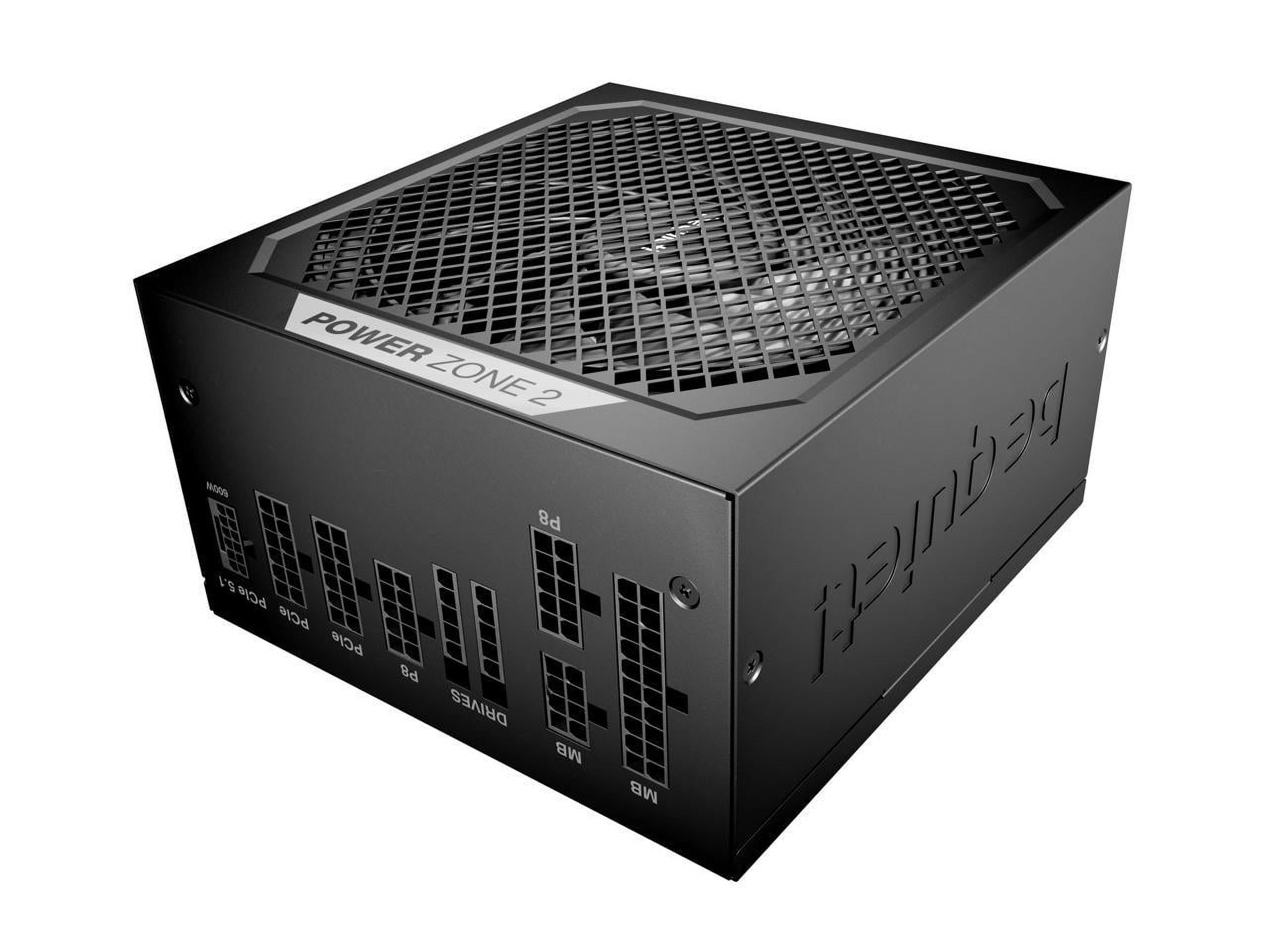 be quiet Power Zone 2 1000 W ATX12V 3.1 80 PLUS® Platinum and Cybenetics Platinum  efficiency (up to 94%) Modular Power Supplies