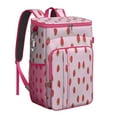 thumbnail image 1 of Sac à Dos Glacière Esthétique Fraise Sucrée, Sac Isolé Étanche pour Ados, Femmes et Été, 1 of 6