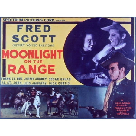 Moonlight on the Range - movie POSTER (Style A) (11" x 14") (1937)