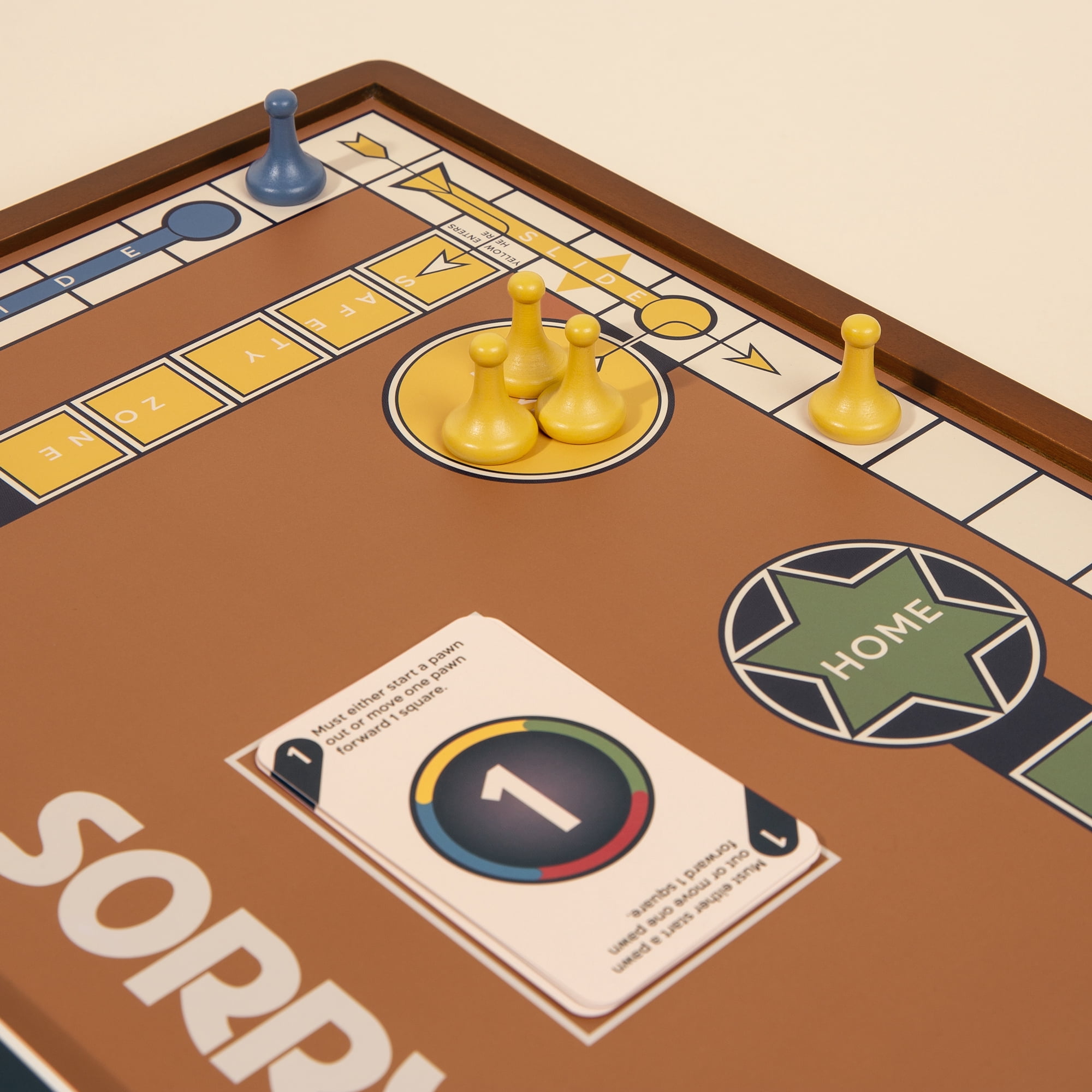 WS Game Company 3-in-1 Premium Game Collection: Monopoly, Sorry!, and Mancala with Solid Wood Cabinet
