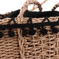 thumbnail image 4 of Bolso de hombro tejido de paja hecho a mano Vintage para mujer se describe Colcomx Bolso de hombro de paja, 4 of 8
