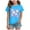 Sky Blue, variant on Gubotare Girls Tennis Tops Kids' Short Sleeve T Shirt Youth Soft Tee Crewneck T Shirts for Girls (White,Size 5-6 Years)