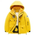 thumbnail image 7 of YunPes Kids Snowsuits Zip up Thicken Fleece Lined Jacket Ski Bib Suits Comfy Boys Girls Outdoor Waterproof Windproof Winter Coat, 7 of 7