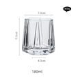 thumbnail image 2 of Vasos de whisky de cristal, vasos de bar transparentes de 177 ml (6 oz), aptos for lavavajillas, 2 of 7