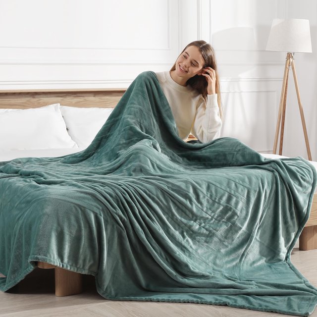 Manta térmica Molatink King Electric de franela/sherpa, 254 x 229 cm