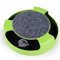 thumbnail image 1 of Greeniant Juguete automático para mascotas, ratón interactivo para gatos que corre a lo largo de la pista, juguete giratorio, palo de gato Suministros para perros, 1 of 1