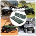 thumbnail image 5 of ZIATUBLES Waterproof UTV Front Seat Covers 2-Piece Set with Amercian Tribal Print, Compatible with Kawasaki Mule 3000 3010 3020 4000 4010s, Wear-Resistant Polyester Replacement Protector, 5 of 8