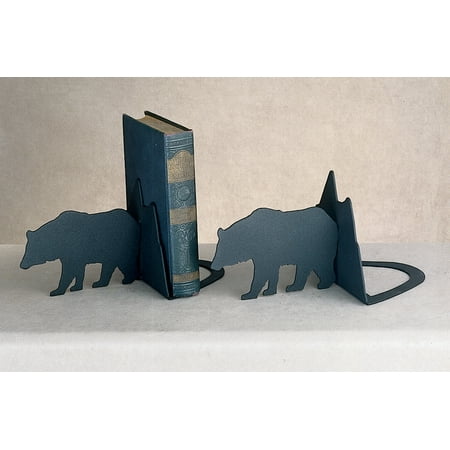 Meyda Lighting Lone Bear Bookends, Black - 23404