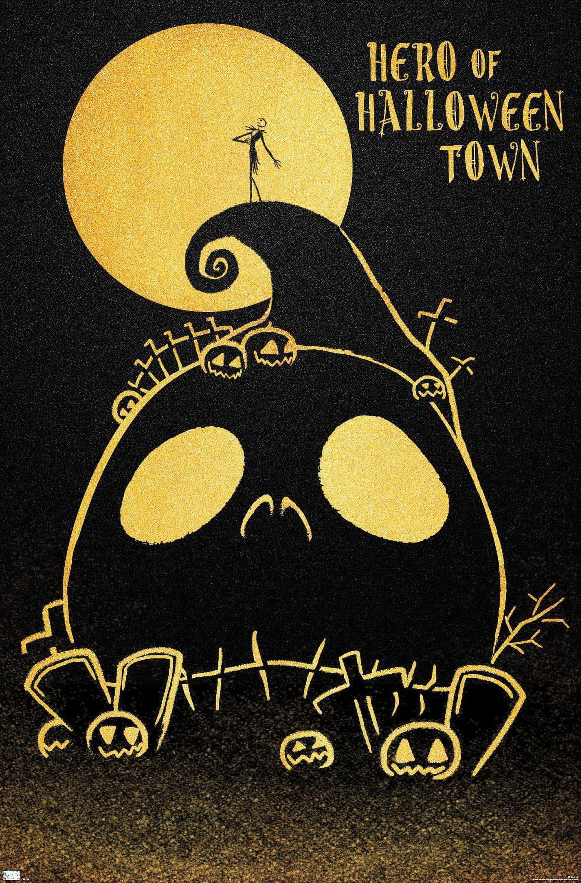 Disney Tim Burton's The Nightmare Before Christmas - Hero Wall Poster, 22.375" x 34"
