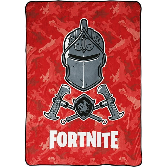 Fortnite Red Knight Camo 62"x90" Plush Microfiber Blanket