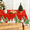 New Red, variant on Yastouay Christmas Tablecloth Snowman Christmas Table Cover Red Square for Xmas Dinner Party Tables, 55" x 55"