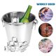 thumbnail image 4 of Cubo de hielo resistente al desgaste Cubo de champán para el hogar Cubo de vino portátil Suministro de KTV, 4 of 5