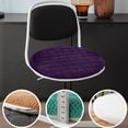 thumbnail image 4 of Fiudx Cojín Redondo de Pana Suave, Antideslizante y Lavable, con Acolchado de Esponja Gruesa, para Uso En Interiores y Exteriores, Ideal para Comedor, Patio y Sala de Estar. Funda con Cremallera de F, 4 of 5