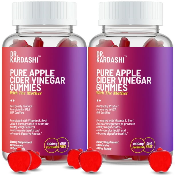 Apple Cider Vinegar Gummies Dietary Supplement, Water Balance, Weight Loss, Digestion Support