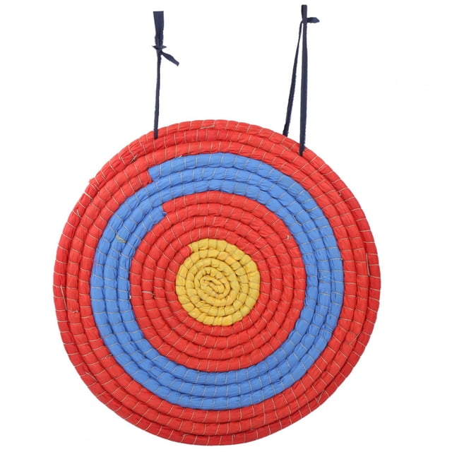 Dioche Hand Rope Knitting 10cm Thick Shooting Target, Straw Archery Target, Archery Accessory For Arrows Hall Recreation Ground