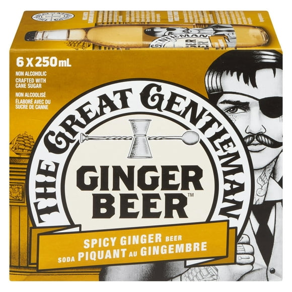 The Great Gentleman Spicy Ginger Beer, 6 x 250ml