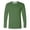 #A Green, variant on CYiJun Men's Long Sleeve Cotton Base Tee Crew Neck Oversize Tops Casual Loose T Shirts