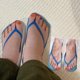 thumbnail image 4 of 5 Pares de con Chanclas con Estampado de Manicura en 3D Divertidos Ocultos CóModos para Correr Tobilleros de Corte Bajo Personalizados para Mujer, 4 of 10