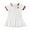 White, variant on Uccdo Toddler Baby Girls Sports A-line Dresses Short Sleeve Pleated Tennis Dress Summer Clothes 2-6Y
