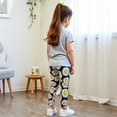 thumbnail image 4 of Girls Floral Lounge Set Size 6 Two Piece Cotton Fall Outfits Cute Short Sleeve Tees Leggings Summer Cute Clothes 6 Years, Gray, 4 of 6