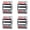 Black 4PCS, variant on THHEIC 2x2 Inches Oil Change Stickers, Next Service Due Sticker for Windshield, Strong Adhesion and No Residue, Clear Decals Labels for Car Auto Vehicles Window