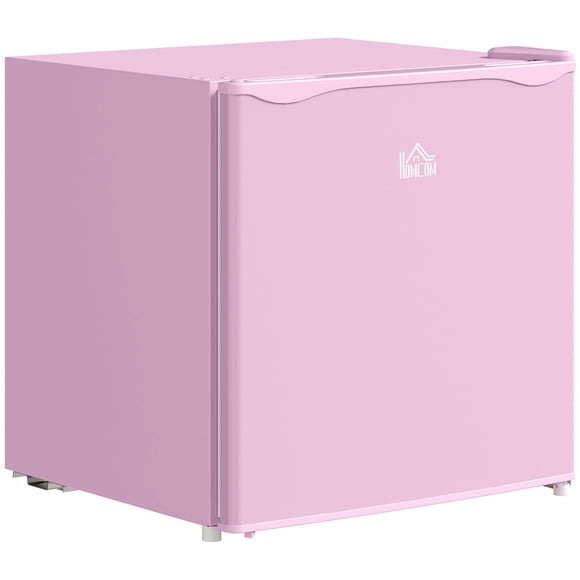 Minicongelador HOMCOM 32L compacto vertical con estantes extraíbles