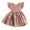 Pink, variant on FAOWME Toddler Kids Girls Solid Color Short Fly Sleeve Bowknot Tulle Gown Dress Sundress Vacation Dresses Pink 2-3 Years
