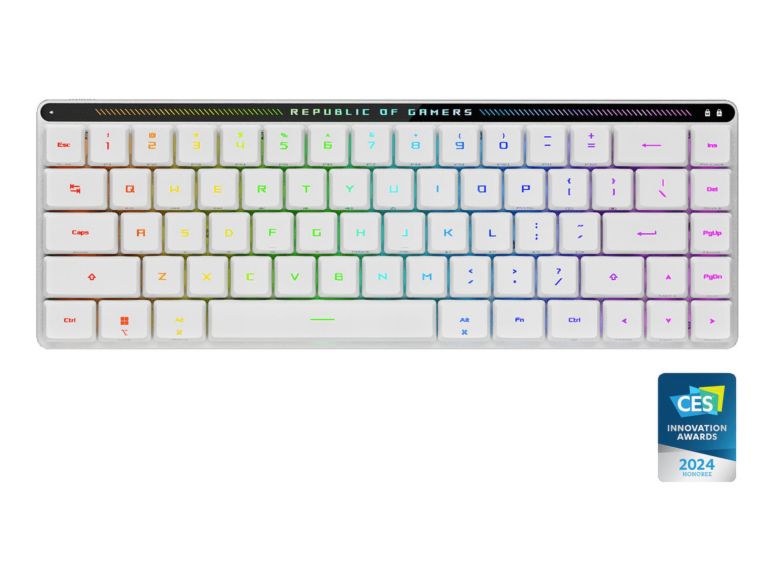 ASUS ROG Falchion RX 65% Wireless Gaming Keyboard, Low-Profile