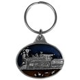 thumbnail image 1 of Siskiyou Automotive Metal Key Chain Steam Eni Enameled Details, 1 of 3