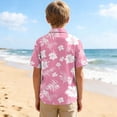 thumbnail image 5 of Rvasteizo Boys Short Sleeve T-Shirts Hawaiian Printed Lapel Soft Short Sleeve Shirt Top for Boys 3-15Years, 5 of 5