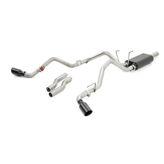 Rough Country Dual Cat-Back Exhaust for 09-18 Ram 1500 V8