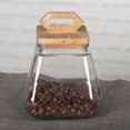 thumbnail image 1 of Glass With Wooden Lid Jar, 1 of 1