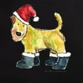 thumbnail image 3 of CafePress - Wheaten Terrier Playing Santa Men's Dark Pajamas - Men's Dark Loose Fit Cotton Pajama Set, 3 of 7