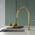 thumbnail image 5 of Chalet Single Handle, Pull-Down Kitchen Faucet in Brushed Gold, 5 of 11