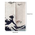 thumbnail image 3 of Rideau Décoratif Porte Demi-Rideau Polyester 85x120Cm Style Japonais Polyester Demi-Rideau Cuisine Chambre Séparation Rideau Décoration Maison, 3 of 8