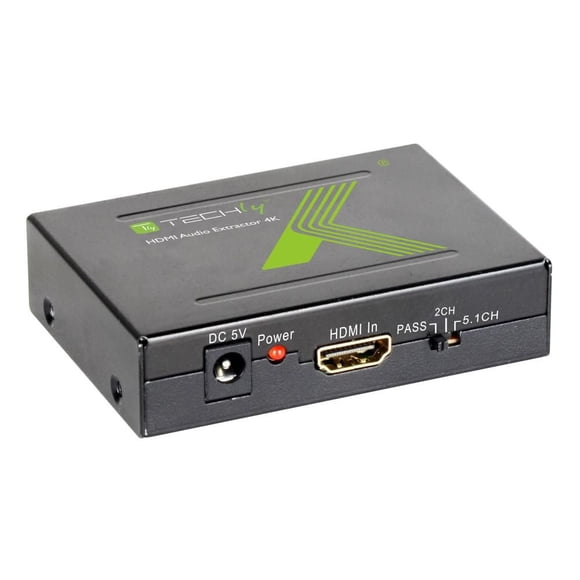 Techly Audio Extractor HDMI SPDIF + RCA R/L 4K 2K@60Hz, bandwidth 18Gbps