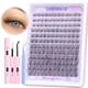 thumbnail image 1 of Kit de racimos de pestañas Lanflower Natural Wispy Waterproof, 144 unidades, 1 of 7