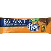 Balance Bar Carbwell Chocolate Peanut Butter Nutrition Energy Bar, 1.76 Oz., 15 Count