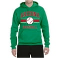 thumbnail image 2 of Wild Bobby City of Arizona Baseball Fantasy Fan Sports Unisex Hoodie Sweatshirt, Kelly, XX-Large, 2 of 6
