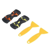 Double Edge Scraper Tool , Plastic Caulk Scraper Caulking Scraper Tool Set Multifunctional Scraper Blades for Home Caulking Removing Glue
