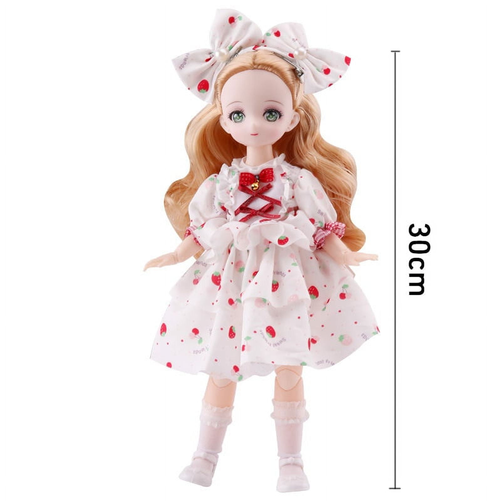 Bjd Dolls 30cm Anime Doll Full Set 1/6 Bjd 23 Joint Movable Body