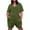 Army Green, variant on Fmbrln Womens Plus Size Summer Rompers Casual Loose Short Sleeve V Neck Back Zipper Solid Color Short Jumpsuits with Pockets Blue 3XL