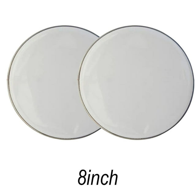 6 8 10 12Inch White Drum Head Drum Skin Sound Controlled 0.188mm Thickness Cap Drum Head Sound Control 8 inch